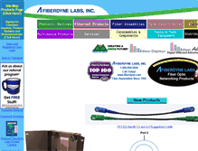 Tablet Screenshot of fiberdyne.com